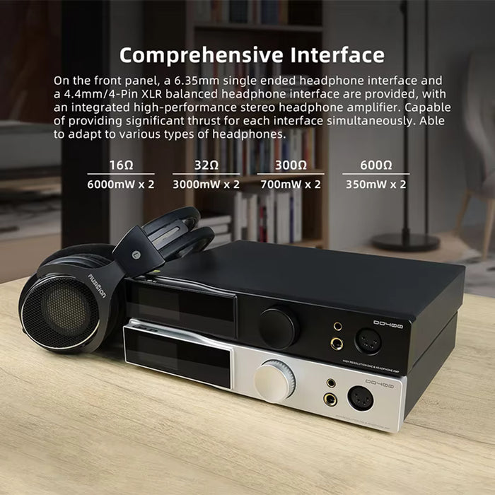 SMSL DO400 Fully Balanced Audio DAC & Headphone Amplifier | ES9039MSPRO MQA-CD Decoder