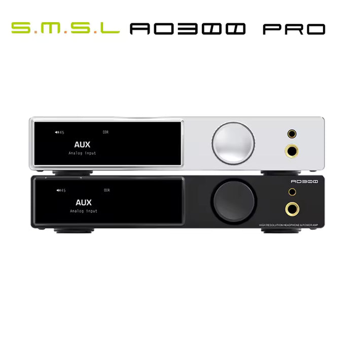 SMSL AO300 Pro Hi-Res Audio DAC & Headphone Amp | Class D Power Amplifier with Cirrus Logic Chip