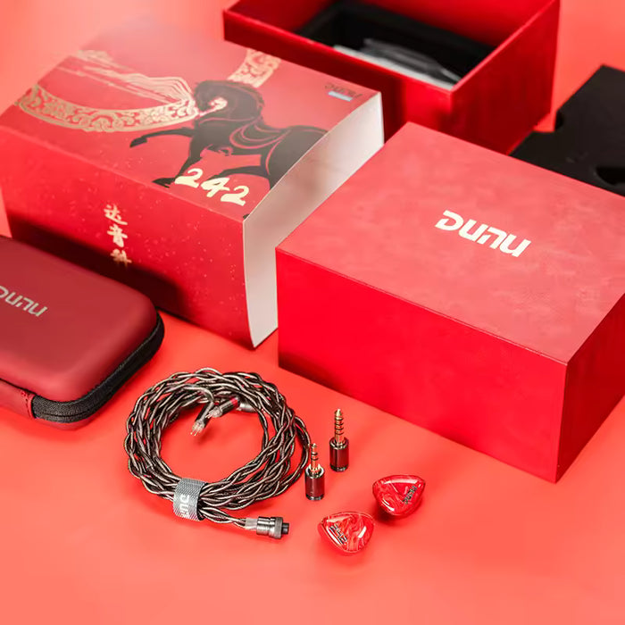 DUNU DN242 8-Driver Tribrid IEM 2DD + 4BA + 2 Micro Planar | 5-Way Crossover