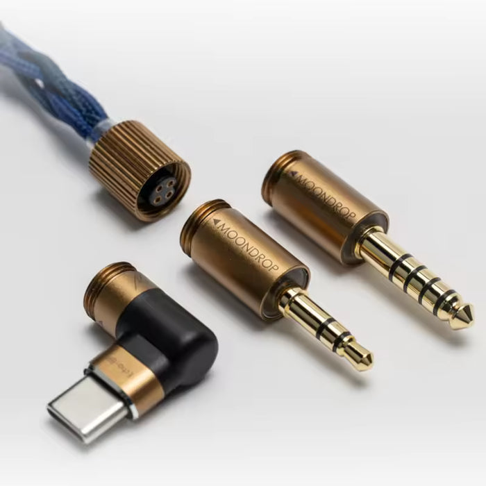 MOONDROP Starfield 3 Dual Dynamic Driver IEMs | 10mm Wood Dome + 7.8mm DLC | Modular Cable with USB-C DSP & 32-Band PEQ