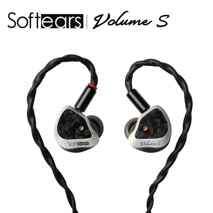 Softears VolumeS / Volume S 2DD +2BA Hybrid Drivers In-ear Monitor Earphones Two Tuning Modes 3.5mm+4.4mm Interchangeable Plugs