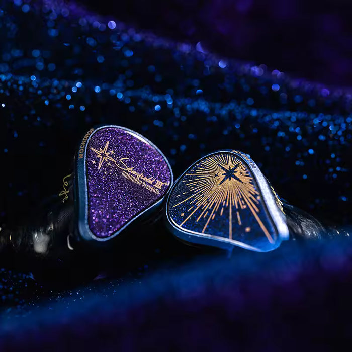 MOONDROP Starfield 3 Dual Dynamic Driver IEMs | 10mm Wood Dome + 7.8mm DLC | Modular Cable with USB-C DSP & 32-Band PEQ