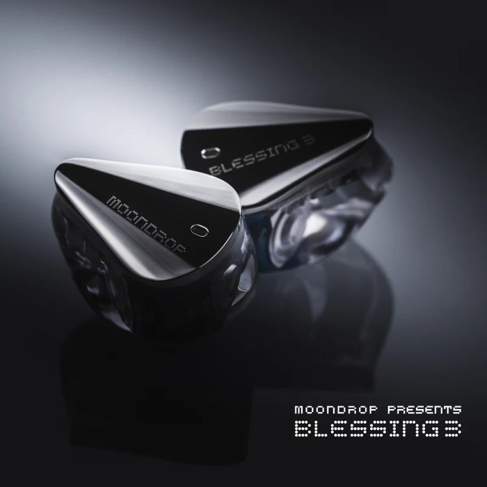 MOONDROP Blessing 3 2DD+4BA Hybrid In‑Ear Monitor IEM Hi‑Fi Wired Earphones 0.78mm 2‑Pin Interchangeable Cable