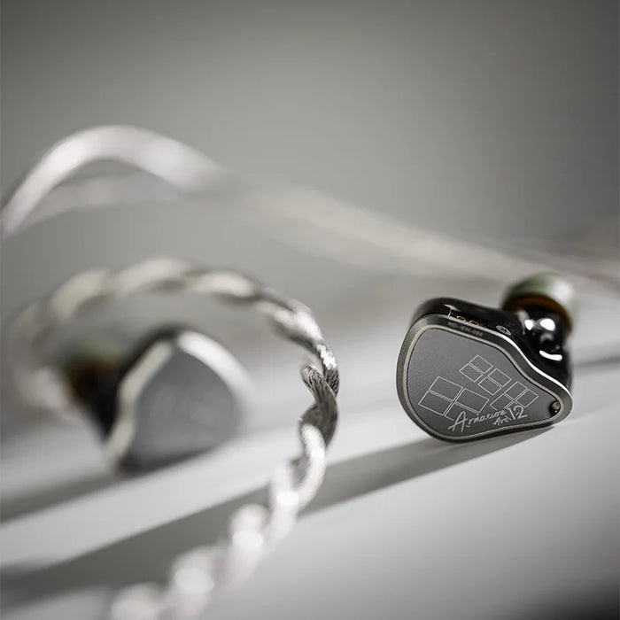 MOONDROP Armature Art 12 Earphone 12 Balanced Armatures(Perside) IEMs with 0.78 2Pin Cable AA12 Earphones