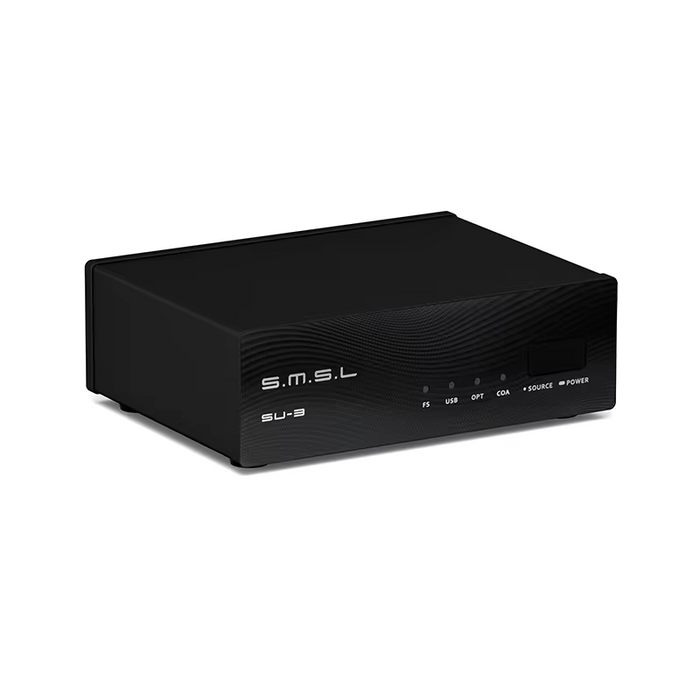 SMSL SU-3 AK4496 Audio DAC | XMOS XU-316 | 32-Band PEQ | Balanced XLR | 32bit/768kHz DSD512