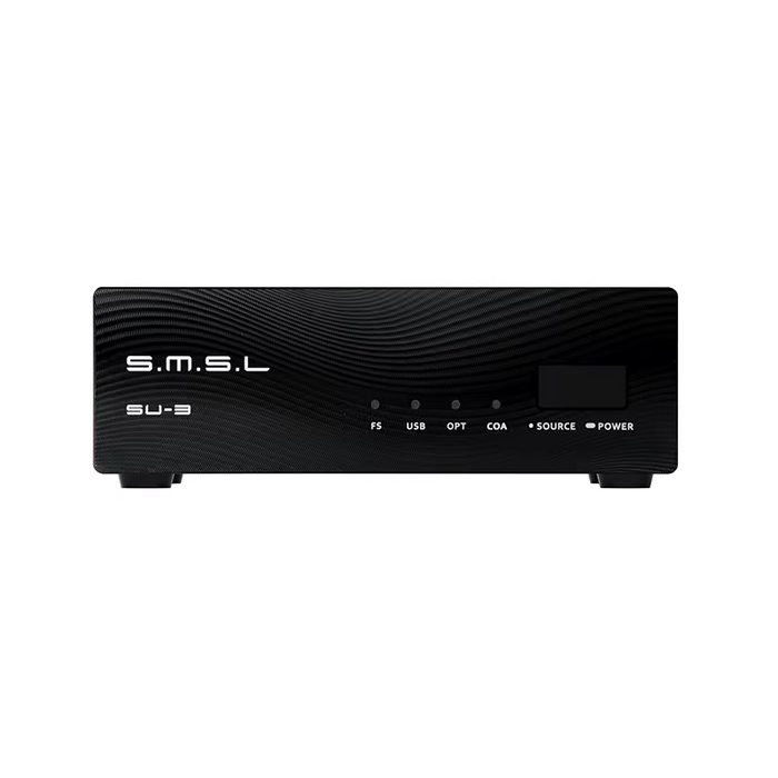 SMSL SU-3 AK4496 Audio DAC | XMOS XU-316 | 32-Band PEQ | Balanced XLR | 32bit/768kHz DSD512
