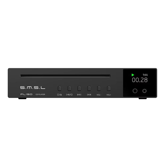 S.M.S.L PL150 Flagship CS43198 CD Player | Dual 3.5mm & 4.4mm Headphone Outputs | Optical + Coaxial Digital Out
