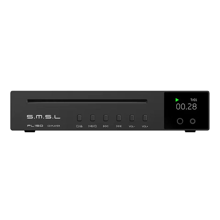 S.M.S.L PL150 Flagship CS43198 CD Player | Dual 3.5mm & 4.4mm Headphone Outputs | Optical + Coaxial Digital Out