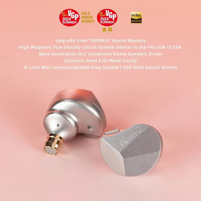 DUNU KIMA 2 In-Ear Monitor | DLC Composite Diaphragm Dynamic Driver IEM with S316 Stainless Steel Shell