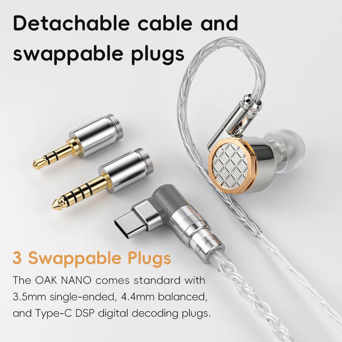 FiiO SNOWSKY OAK NANO 13.8mm Dynamic Driver In-Ear Monitors