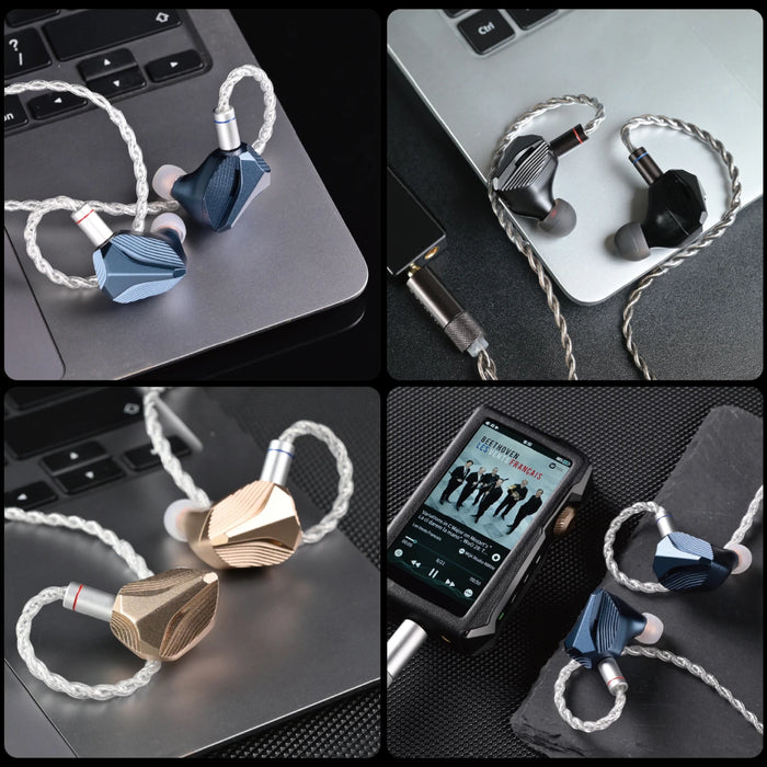 HIDIZS MP145 PRO HiFi Monitors 14.5mm Ultra-Precision Nano-Grade Planar Magnetic Driver In-Ear Earphone Hi-Res Audio
