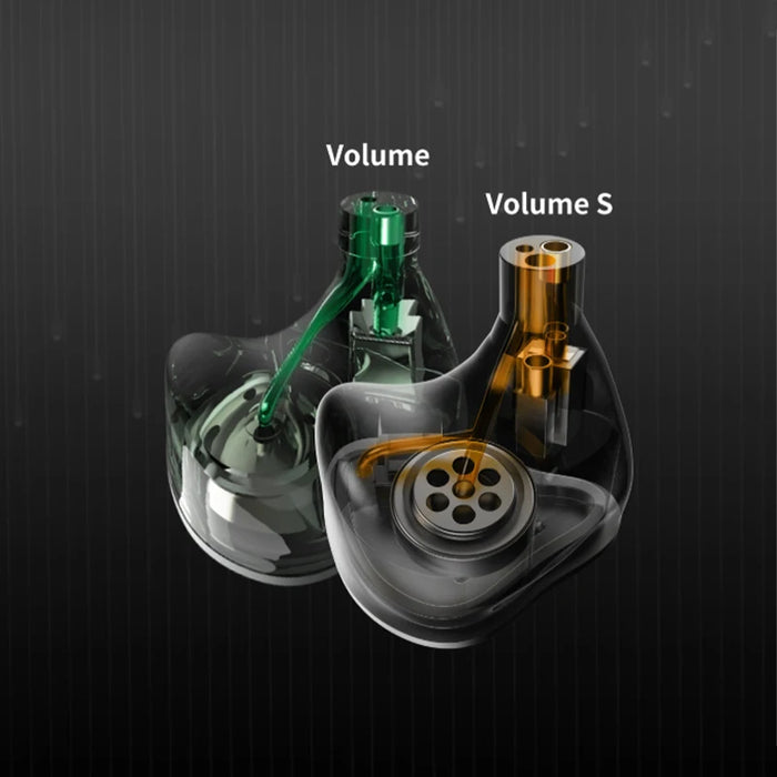 Softears VolumeS / Volume S 2DD +2BA Hybrid Drivers In-ear Monitor Earphones Two Tuning Modes 3.5mm+4.4mm Interchangeable Plugs