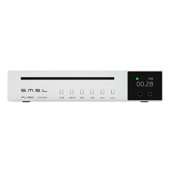S.M.S.L PL150 Flagship CS43198 CD Player | Dual 3.5mm & 4.4mm Headphone Outputs | Optical + Coaxial Digital Out