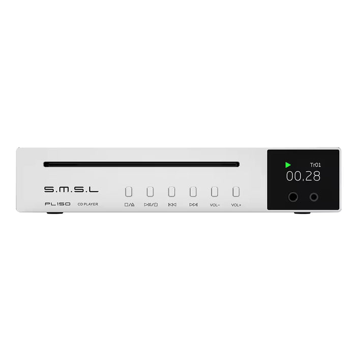 S.M.S.L PL150 Flagship CS43198 CD Player | Dual 3.5mm & 4.4mm Headphone Outputs | Optical + Coaxial Digital Out