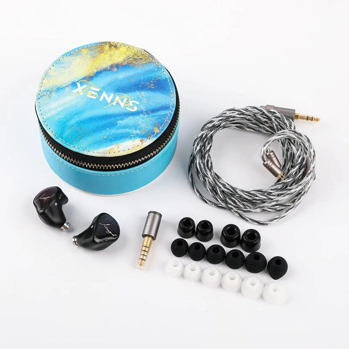 Xenns Mangird Tea Pro Earphones 6BA + 2DD Hybrid Drive HiFi IEM In Ear Headphones