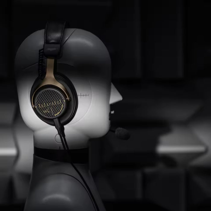 Moondrop GM-01 Pro Wireless Gaming Headset | 50mm Carbon Fiber Driver, Quad-Mode (2.4GHz Low Latency + Bluetooth 6.0), Detachable Mic