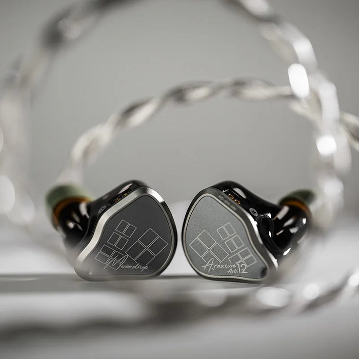 MOONDROP Armature Art 12 Earphone 12 Balanced Armatures(Perside) IEMs with 0.78 2Pin Cable AA12 Earphones