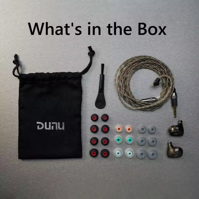 DUNU Titan X In-Ear Monitor | Dual-Chamber Dual-Magnet Dynamic Driver IEM with High-Density Metal Alloy Shell