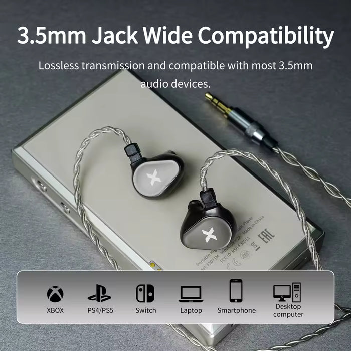 DUNU Titan X In-Ear Monitor | Dual-Chamber Dual-Magnet Dynamic Driver IEM with High-Density Metal Alloy Shell