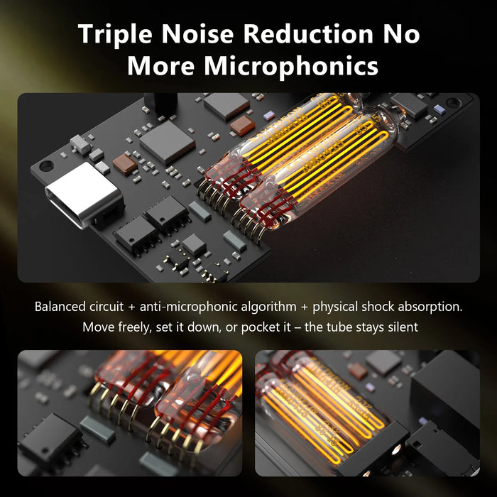 MUSEHiFi M3 Ultra JAN6418 Vacuum Tube Portable USB-C DAC & AMP TypeC Decoding Headphone Amplifier