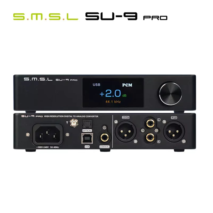 SMSL SU-9 PRO High-Resolution Audio DAC | ES9039MSPRO MQA Decoder