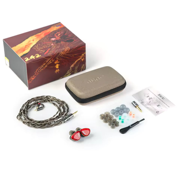 DUNU DN242 8-Driver Tribrid IEM 2DD + 4BA + 2 Micro Planar | 5-Way Crossover