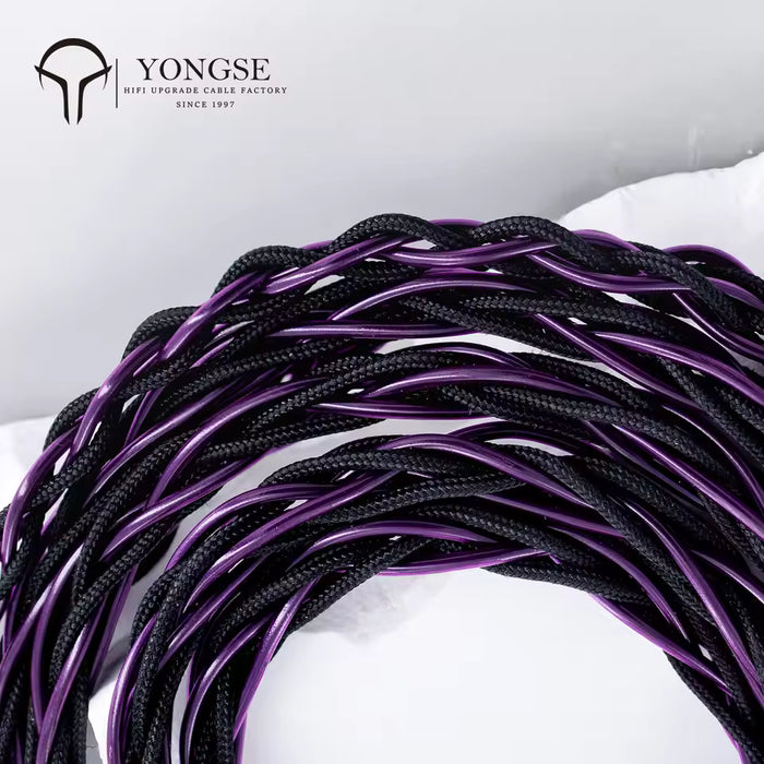 YONGSE DemonKing Flagship Earphone Upgrade Cable | 8-Core Monocrystalline Copper & Silver-Plated Hi-Fi Audio Cable