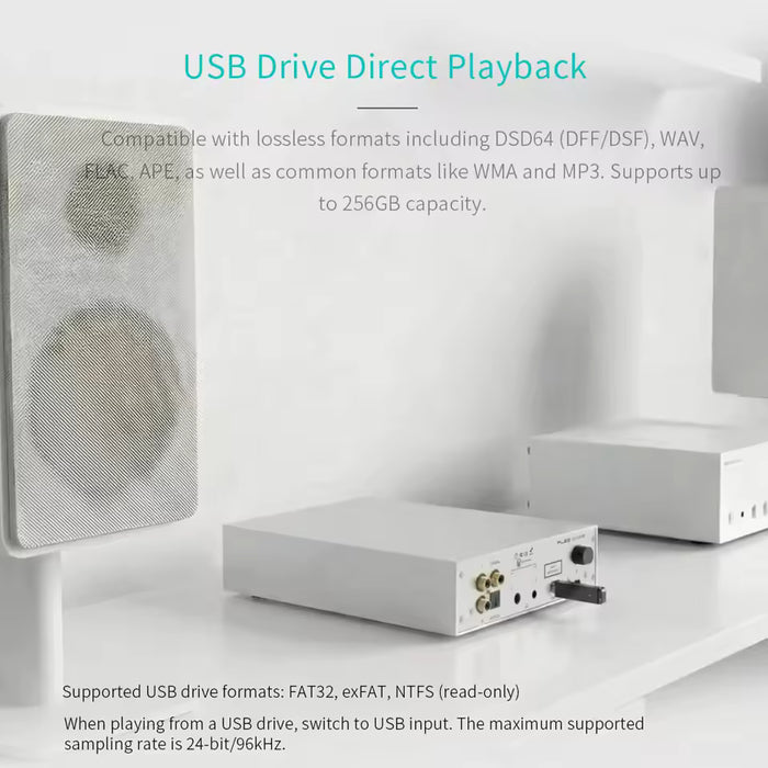 SMSL PL20 Desktop CD Player | Dual CS43131 DAC | One-Touch Lossless CD Ripping | Bidirectional Bluetooth 5.3