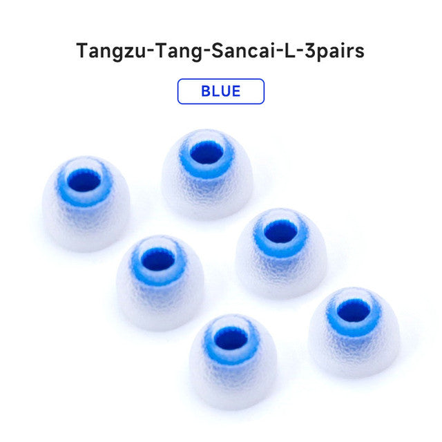 TANGZU Tang Sancai Balanced Silicone Eartips For Nozzle 4mm-6.5mm IEMS