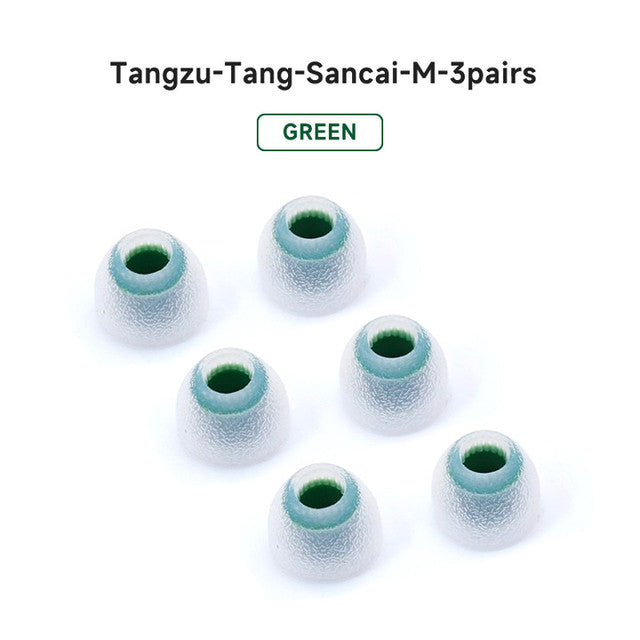 TANGZU Tang Sancai Balanced Silicone Eartips For Nozzle 4mm-6.5mm IEMS