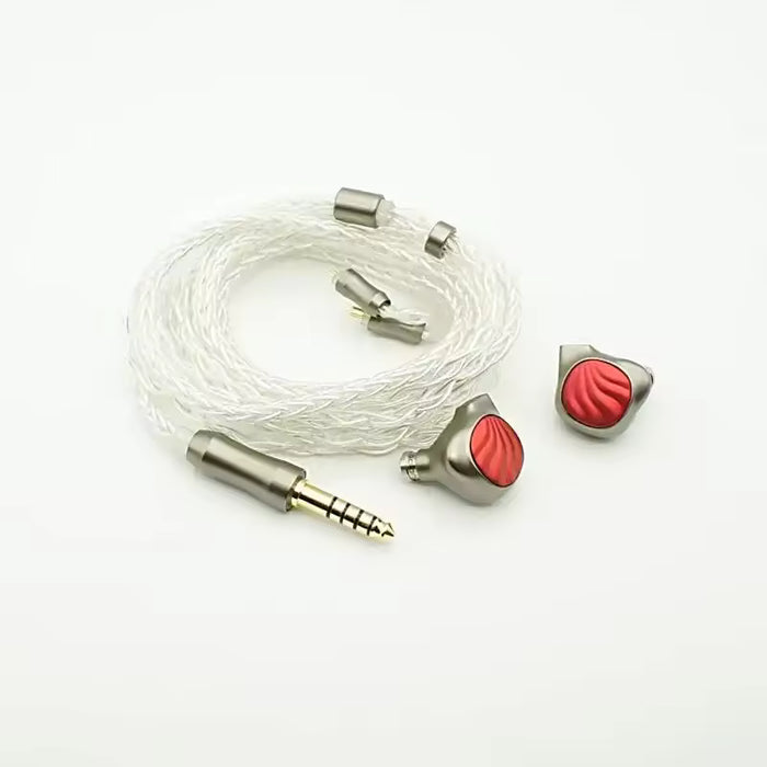 Sound Rhyme SP01 10mm Dual Magnetic Dynamic Driver Iem Carbon Nanotube + Dlc Composite 2Pin 0.78mm Hifi In-Ear Earphones