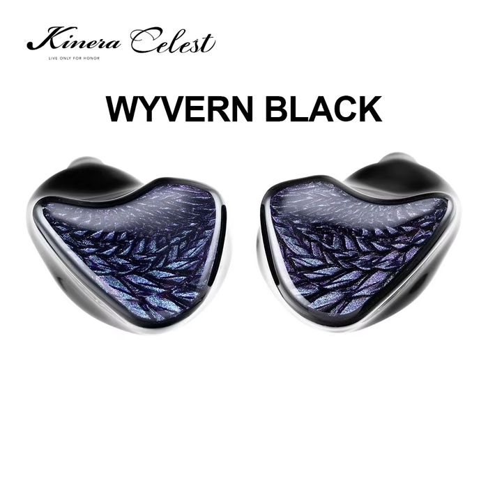 Kinera Celest Wyvern Black 10mm LCP Diaphragm Dynamic Driver In-Ear Monitors HiFi Earphone