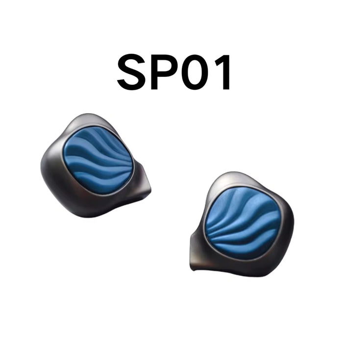 Sound Rhyme SP01 10mm Dual Magnetic Dynamic Driver Iem Carbon Nanotube + Dlc Composite 2Pin 0.78mm Hifi In-Ear Earphones
