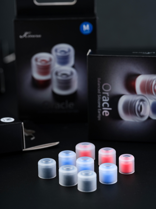 Kinera Oracle Dual-Step Balanced Silicone Eartips | Zero-Pressure Fit & Dual-Ring Seal for IEMs