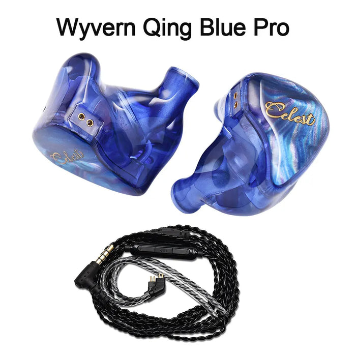 Celest Wyvern Qing In-Ear Earphone Monitor IEMs Wired HiFi Headphone With Microphone Cable Gaming Earbuds Audio Headset