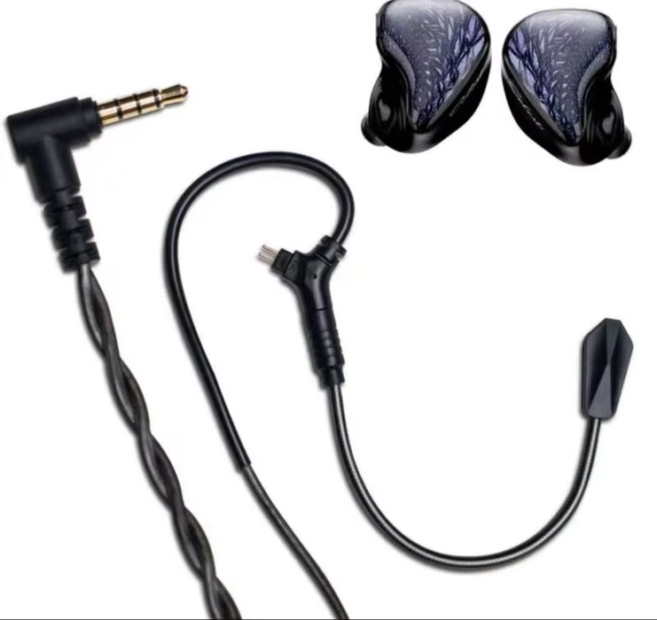 Kinera Celest Wyvern Black 10mm LCP Diaphragm Dynamic Driver In-Ear Monitors HiFi Earphone