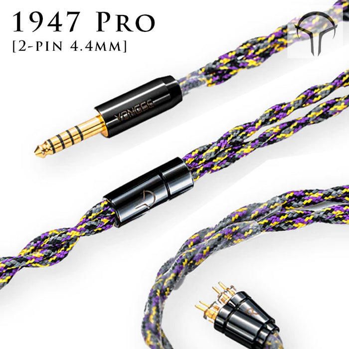 Yongse 1947Pro 6N 4 strands Single Crystal Copper Silver Plated Earphones Cable
