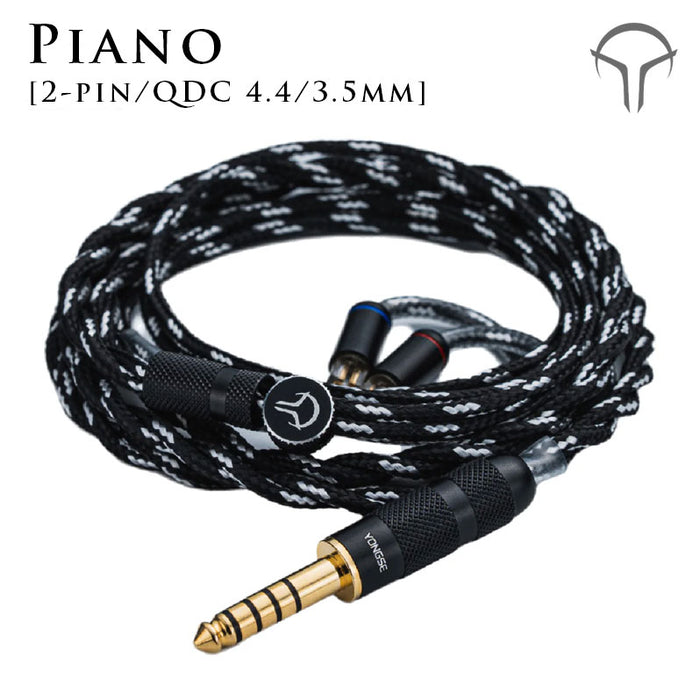 YONGSE Piano Mono-crystal Copper Earphones Upgrade Cable